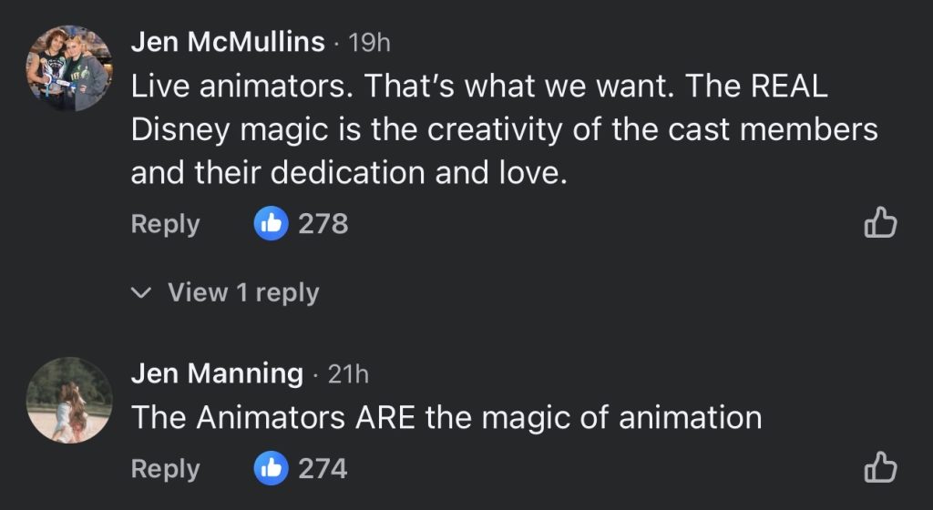 Screenshot – WDWINFO.COM Disney Fans React to Live Animator Removal at Hollywood Studios Screenshot Screenshot