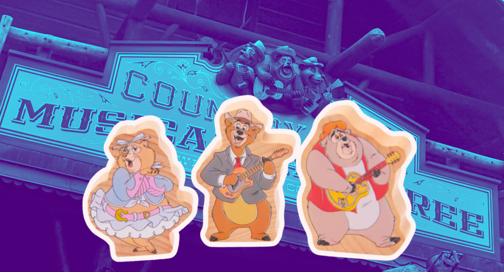 Country Bear Jamboree Lincoln Logs Now Available at Disney World & Online LL CBJ header