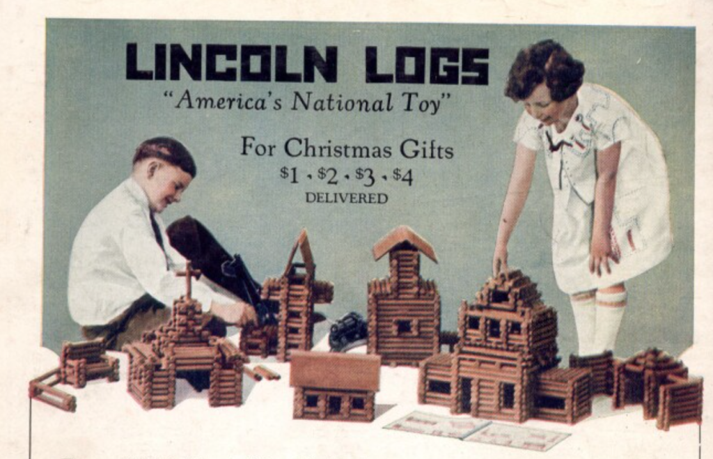 Vintage Lincoln Logs Ad Scan – WDWINFO.COM Country Bear Jamboree Lincoln Logs Now Available at Disney World & Online Vintage Lincoln Logs Ad Scan