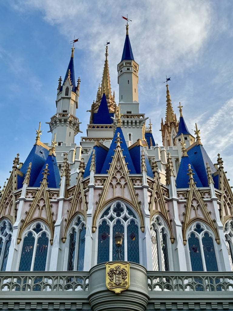 cinderella castle paint progress feb 2026_chloe 16 – WDWINFO.COM Pink No More: Cinderella Castle Repaint Progress at Magic Kingdom cinderella castle paint progress feb 2026_chloe 16