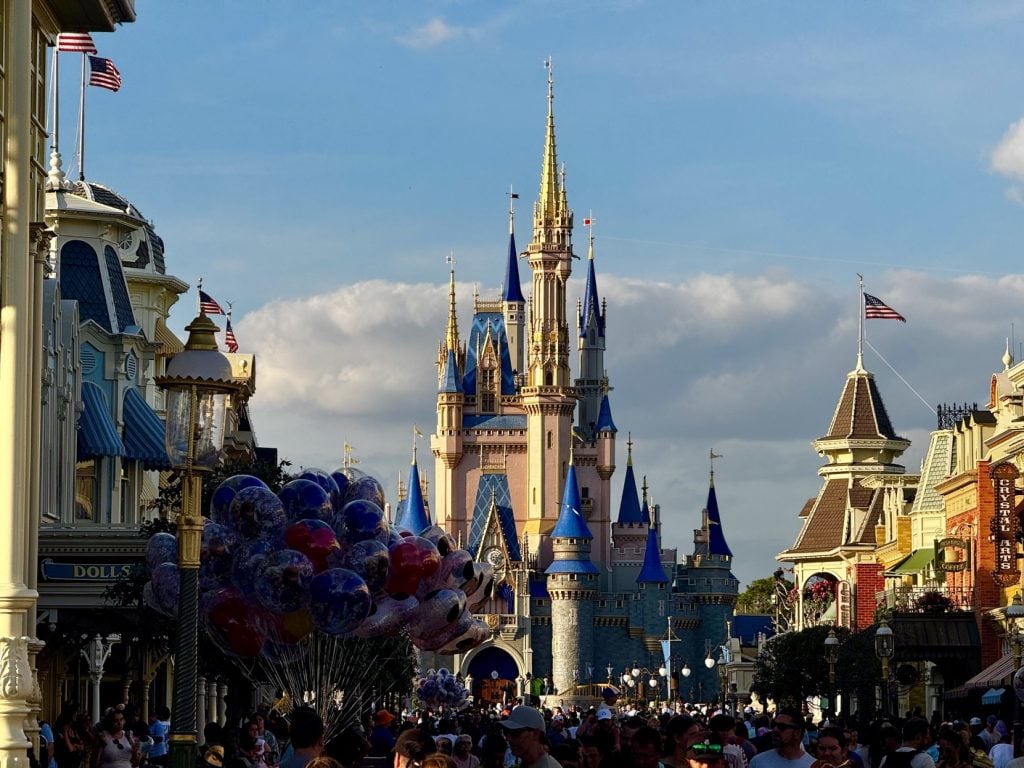 cinderella castle paint progress feb 2026_chloe 3 – WDWINFO.COM Pink No More: Cinderella Castle Repaint Progress at Magic Kingdom cinderella castle paint progress feb 2026_chloe 3
