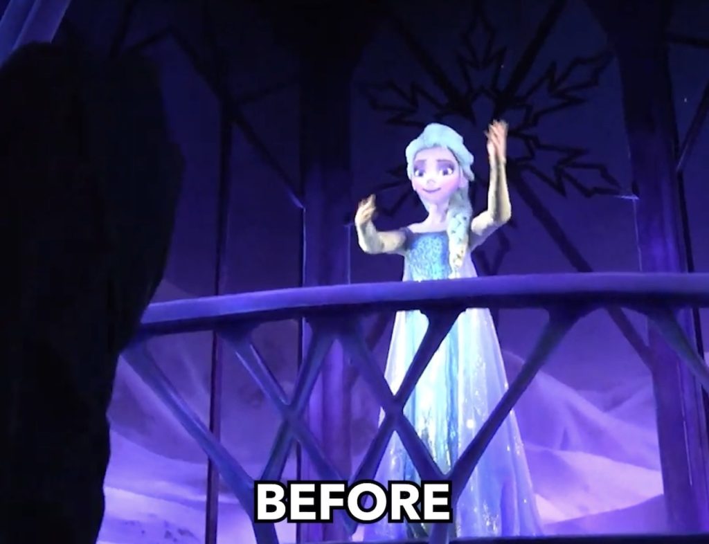 Screenshot – WDWINFO.COM EPCOT’s New Frozen Ever After Animatronics: Before & After Screenshot