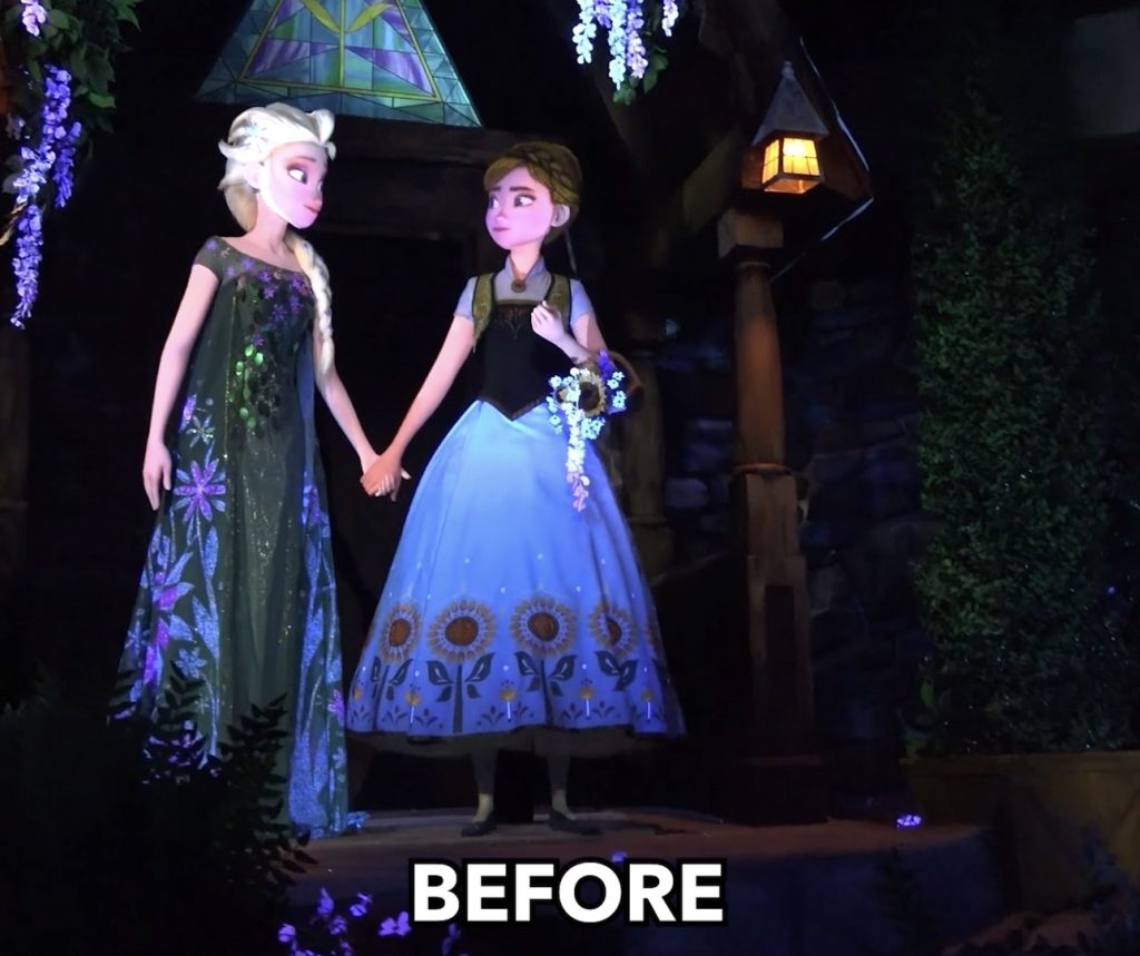 Screenshot – WDWINFO.COM EPCOT’s New Frozen Ever After Animatronics: Before & After Screenshot Screenshot