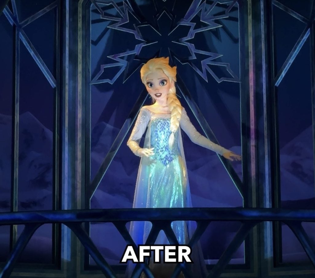 Screenshot – WDWINFO.COM EPCOT’s New Frozen Ever After Animatronics: Before & After Screenshot
