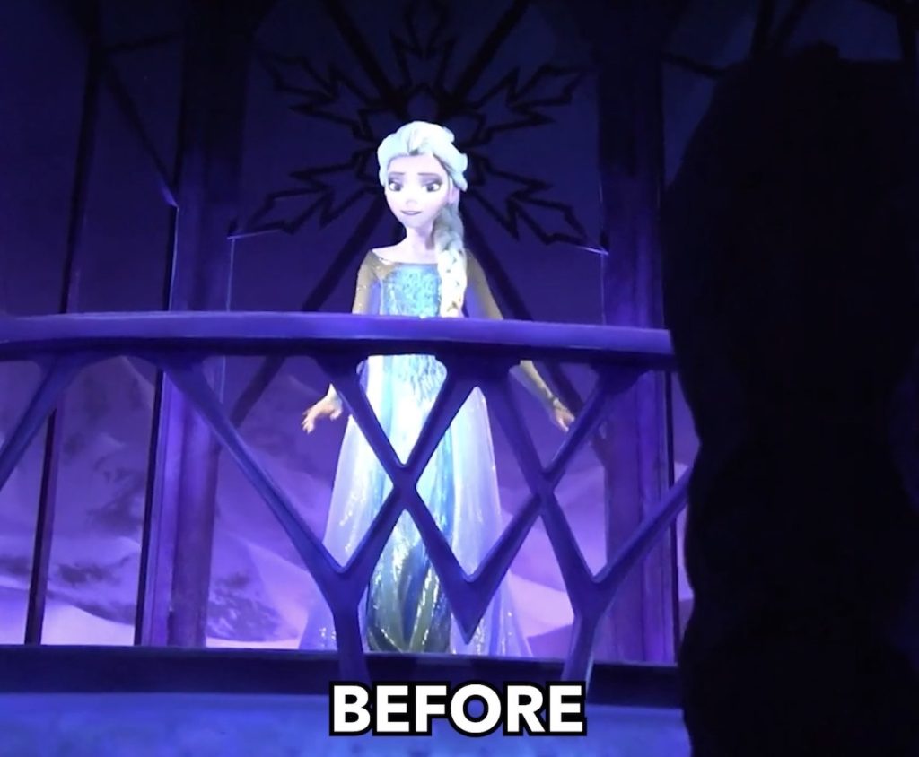 Screenshot – WDWINFO.COM EPCOT’s New Frozen Ever After Animatronics: Before & After Screenshot