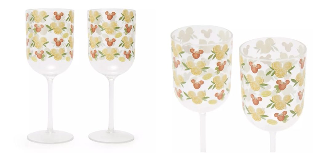 Disney Merch Fruit Stand Glasses Large – WDWINFO.COM New Disney Merch: Mickey & Friends Fruit Stand Collection Disney Merch Fruit Stand Glasses Large
