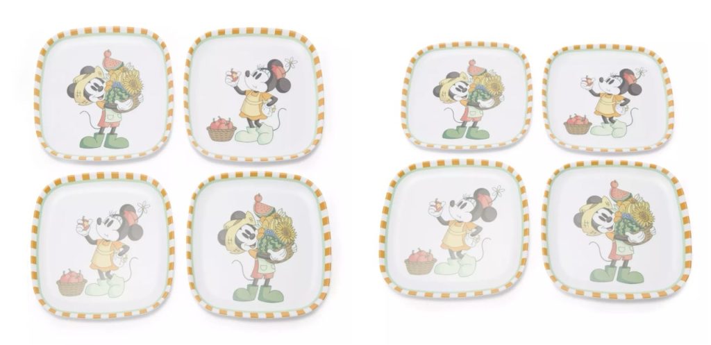 Disney Merch Fruit Stand Plates Large – WDWINFO.COM New Disney Merch: Mickey & Friends Fruit Stand Collection Disney Merch Fruit Stand Plates Large