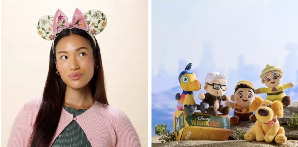 New Merch: Disney x BaubleBar Floral Headband; UP Wishables Header merch BaubleBar Large