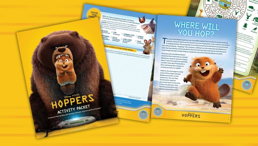 Hoppers-Activity-Packet – WDWINFO.COM Disney Parks Celebrate Pixar’s ‘Hoppers’ With New Experiences, Merch & Activities Hoppers-Activity-Packet