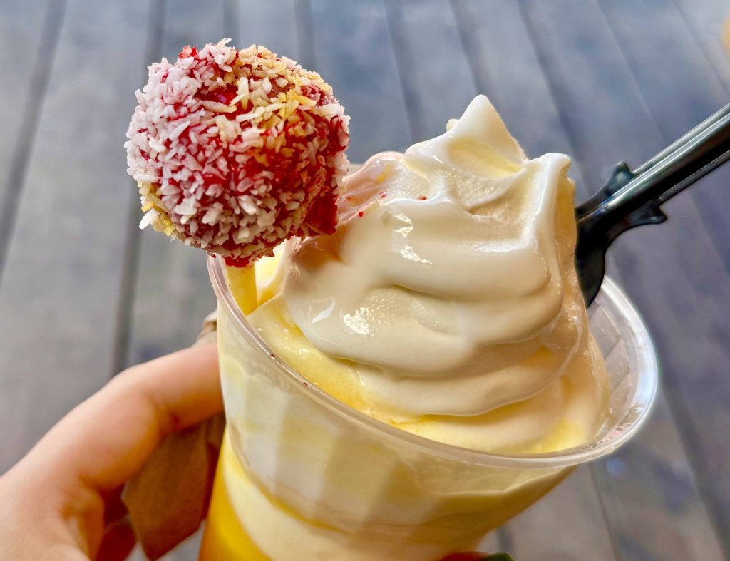 aloha isle refreshments_tropical serenade 4 – WDWINFO.COM Chloe’s Pooh Corner: Magic Kingdom’s Best Coconut Dessert aloha isle refreshments_tropical serenade 4