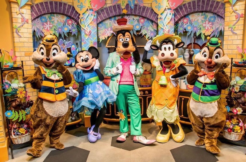 New Character Costumes at Goofy's Kitchen Celebrate Springtime at