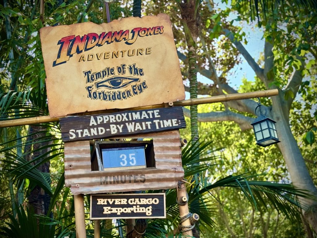 Vintage Disney x Indiana Jones: Chloe’s Treasure Thursday indiana jones adventure wait time_chloe