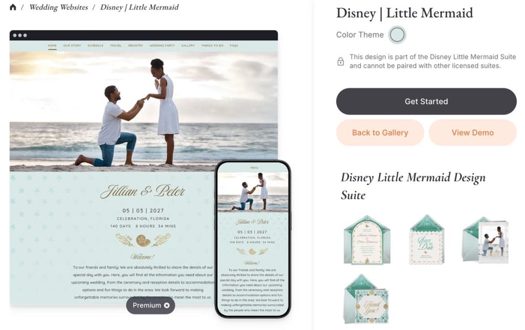 Lovebird Makes Disney Wedding Dreams Real + You Can Win K lovebird-disney-wedding-website-preview