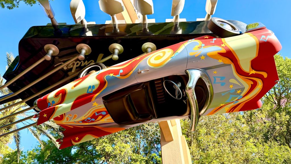 Closer Look at the New Limo for Rock ’n’ Roller Coaster Starring The Muppets rock n roller coaster paint progress_chloe 2
