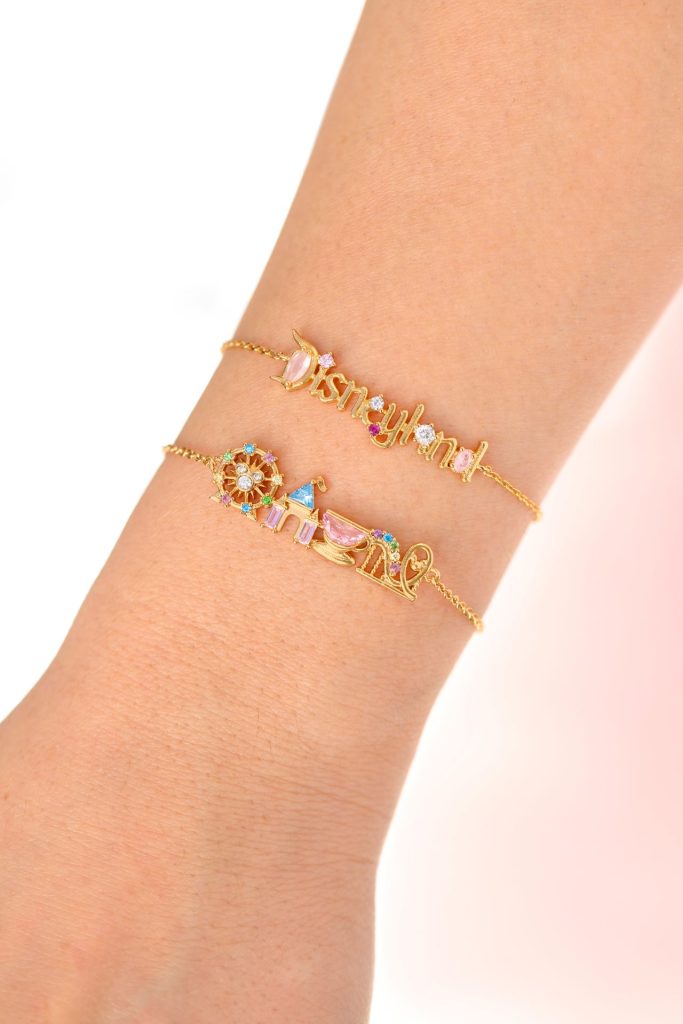 Disney-Park-Logo-and-Icon-Bracelets – WDWINFO.COM New Girls Crew Disney Parks Jewelry Collection Arrives This Month Disney-Park-Logo-and-Icon-Bracelets