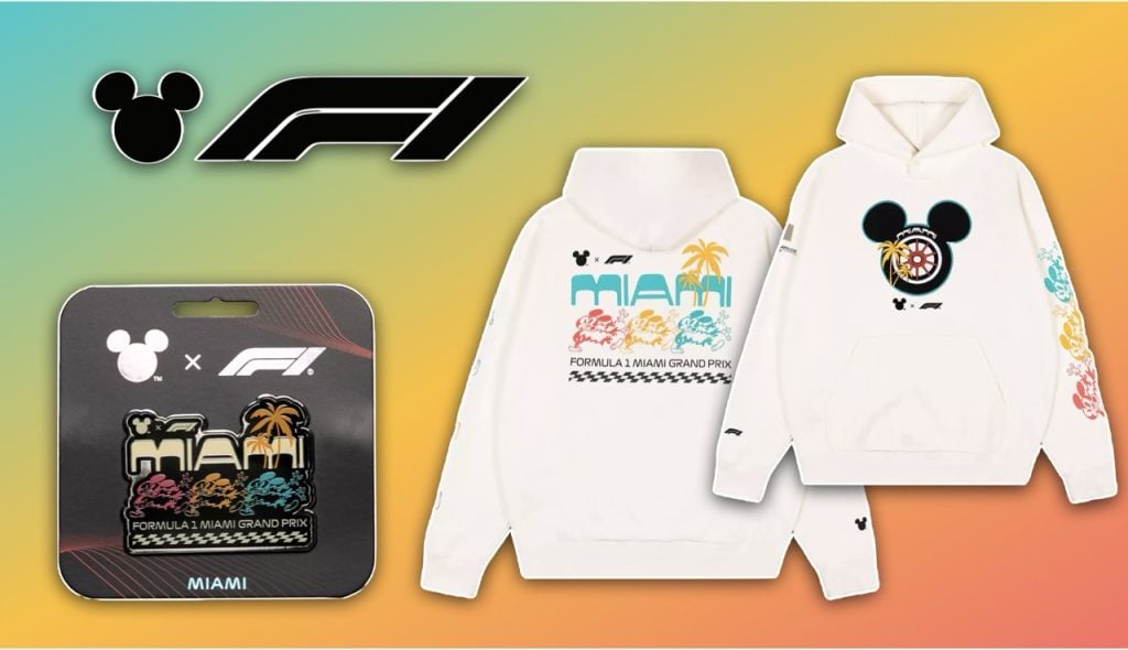 New Merch for Disney x Formula 1 Miami Grand Prix