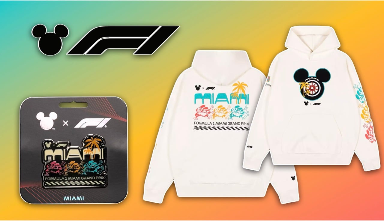 New Merch for Disney x Formula 1 Miami Grand Prix