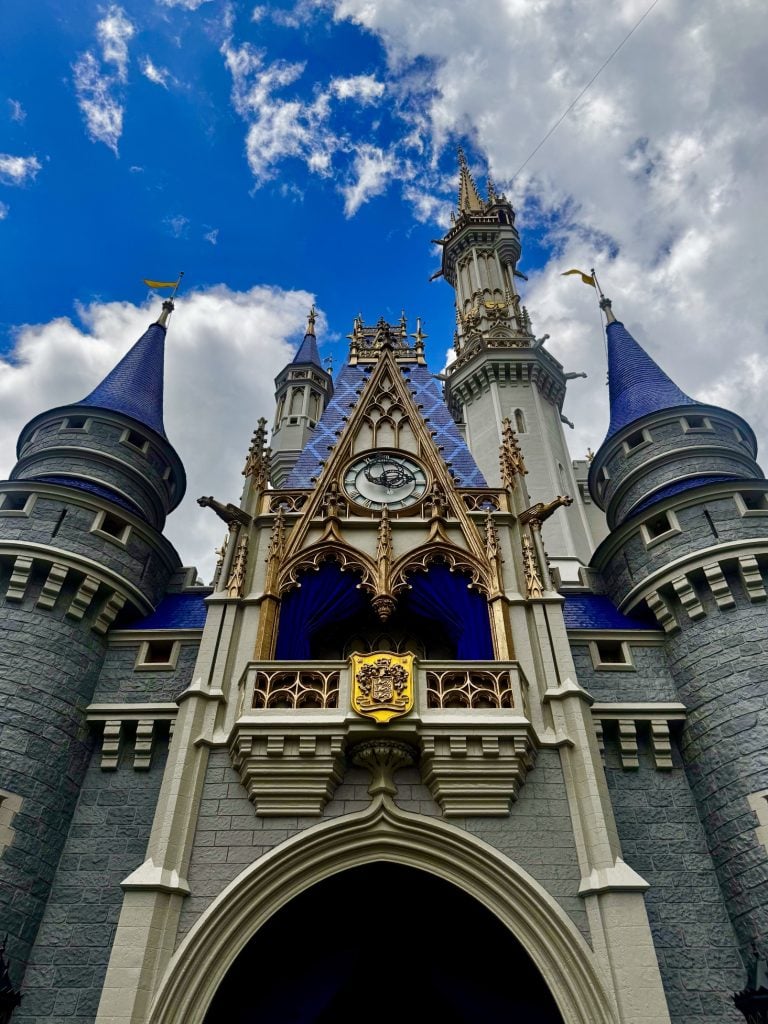 cinderella castle paint update_apr 2026 8_chloe – WDWINFO.COM New Paint Update: More Blues & Gold Added to Cinderella Castle cinderella castle paint update_apr 2026 8_chloe