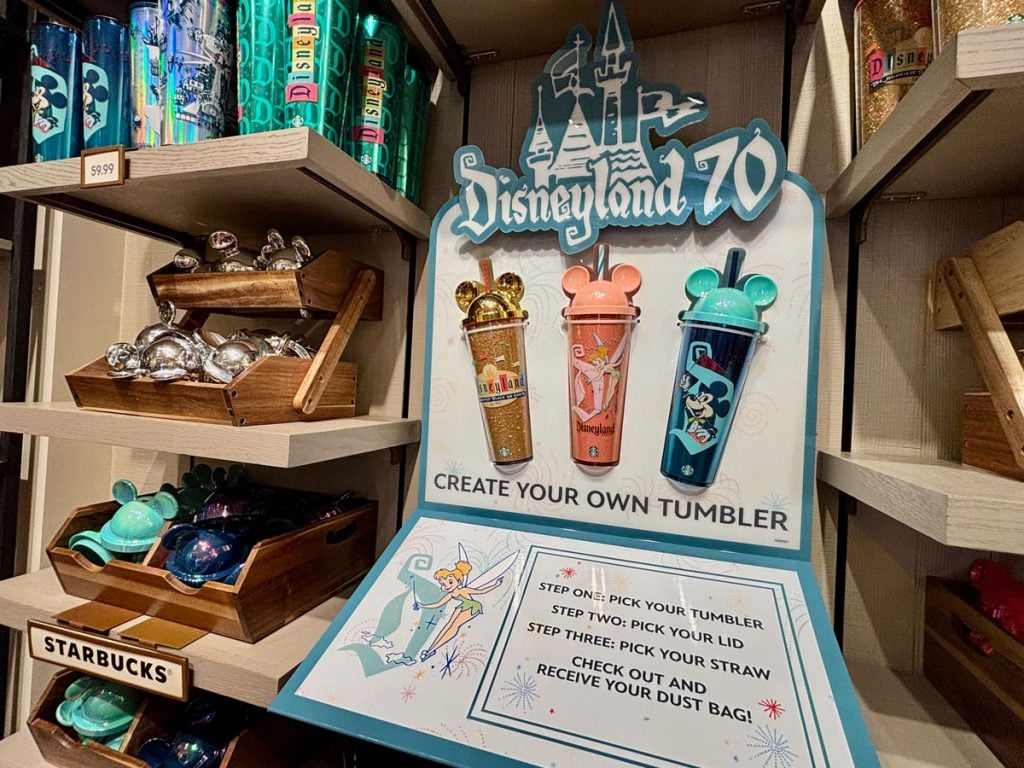 Disneyland’s New Starbucks Tumblers Let You Customize Everything