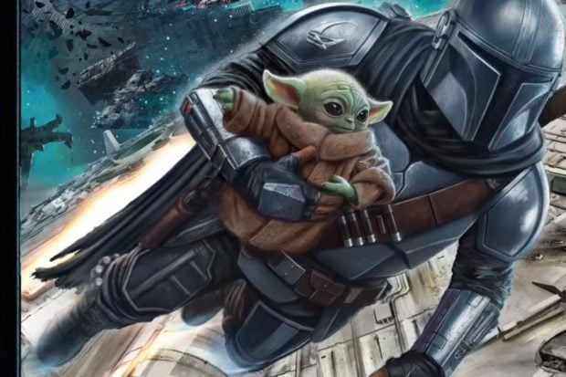 New Mandalorian Mission Coming to Millennium Falcon Ride mando-grogu-cropped  