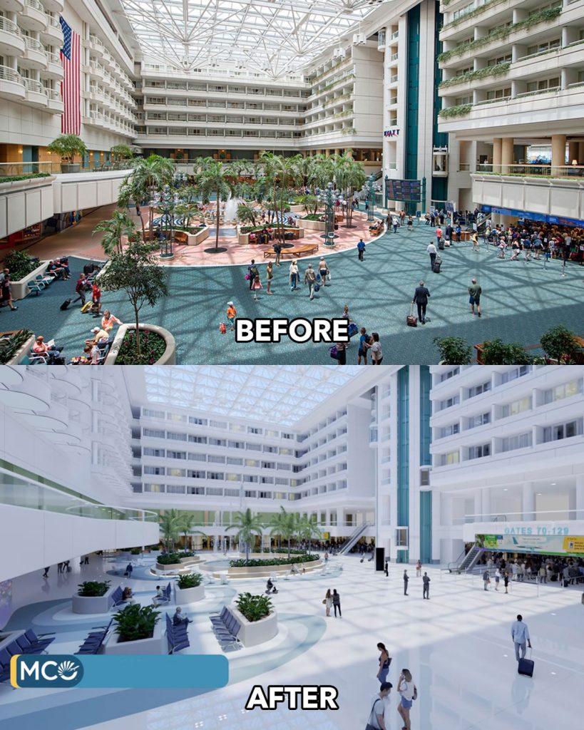 mco-flooring-before-after – WDWINFO.COM Orlando Airport Is Changing – Yes, the Iconic Carpet Too mco-flooring-before-after