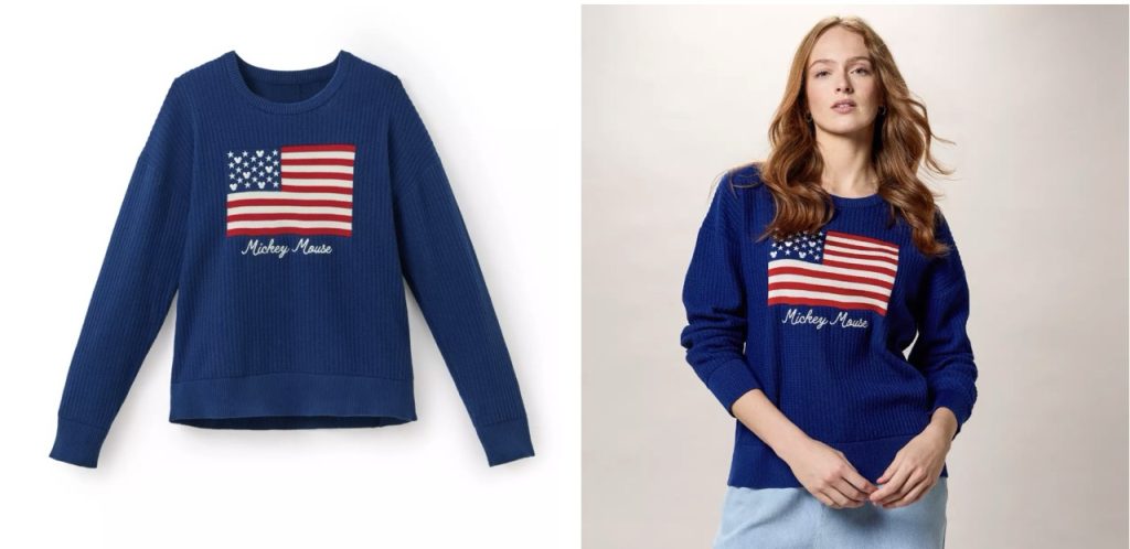 Americana Sweater Large – WDWINFO.COM New Americana & “it’s a small world” Disney Merch! Americana Sweater Large
