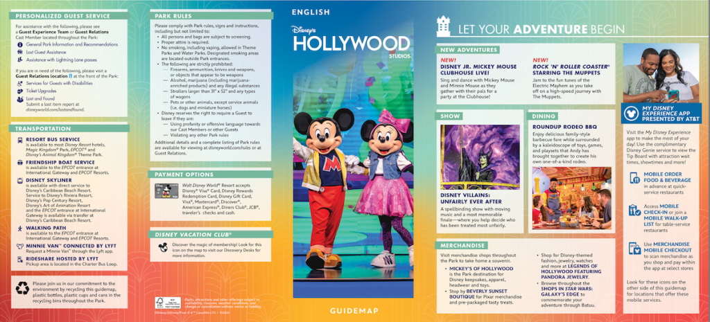 Muppets Coaster & Walt Disney Studios Added to New Hollywood Studios Park Map