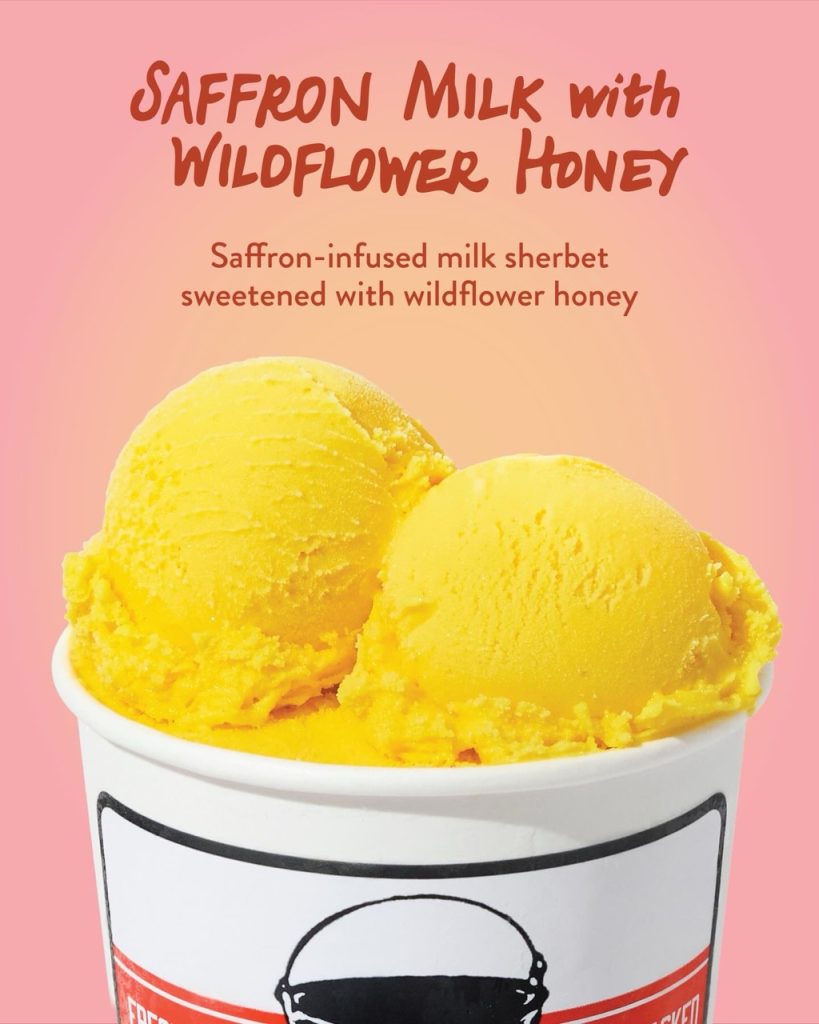 Salt Straw Saffron Large – WDWINFO.COM New Ice Cream for May in Downtown Disney & Disney Springs Salt Straw Saffron Large
