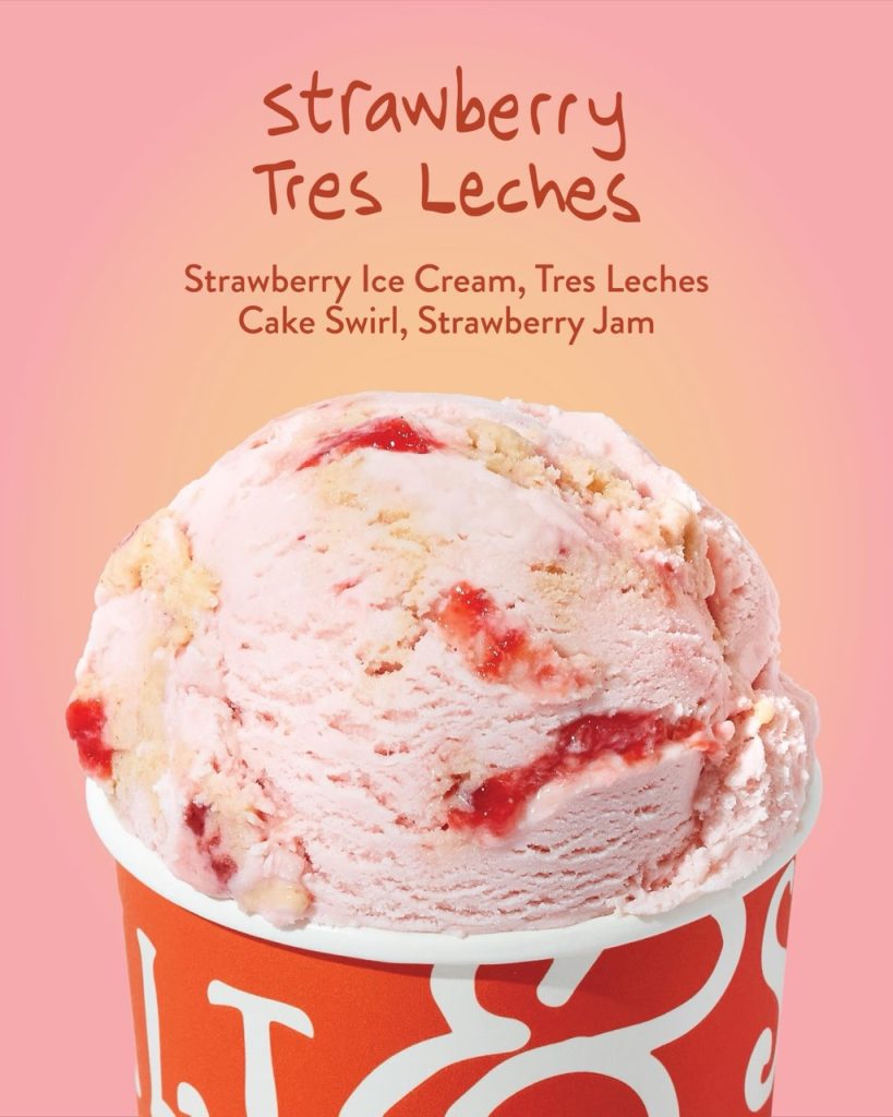 Salt Straw Strawberry Large – WDWINFO.COM New Ice Cream for May in Downtown Disney & Disney Springs Salt Straw Strawberry Large