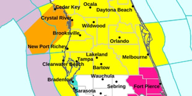 Tornado Watch Issued for Disney World Area Through 6PM Saturday
