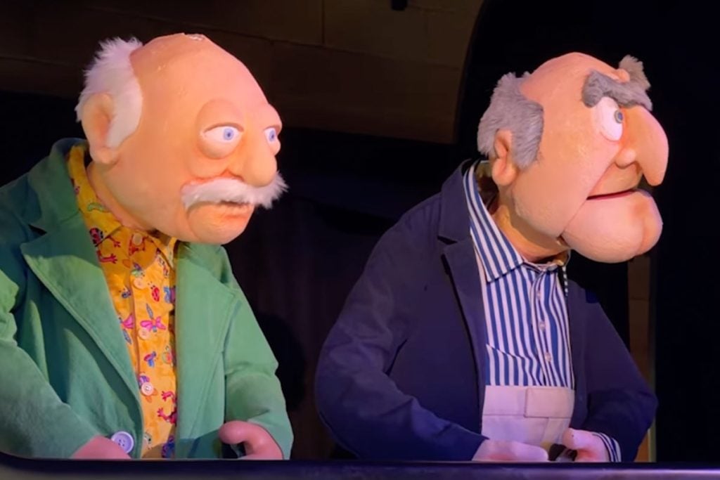 Statler and Waldorf Take Up Residence in Rock ‘n’ Roller Coaster Starring The Muppets