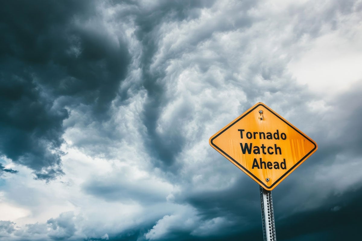 Tornado Watch Issued for Disney World Area Through 6PM Saturday tornado-watch-AdobeStock_1442607315  
