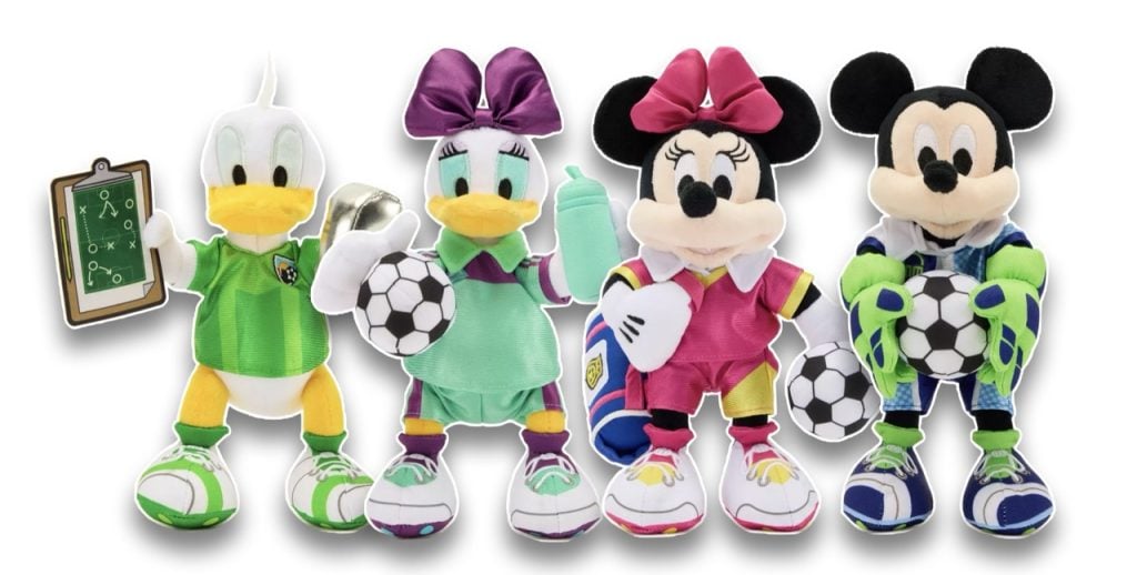New Soccer Plush Toys from Disney Store Europe