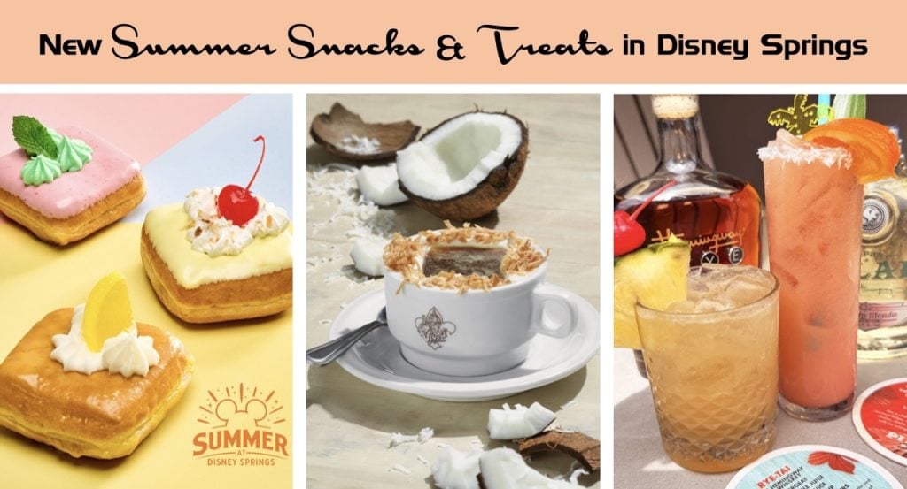 New Limited Time Snack & Drinks to Order in Disney Springs