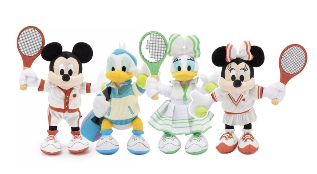 New Tennis Plush Characters From Disney Store Europe