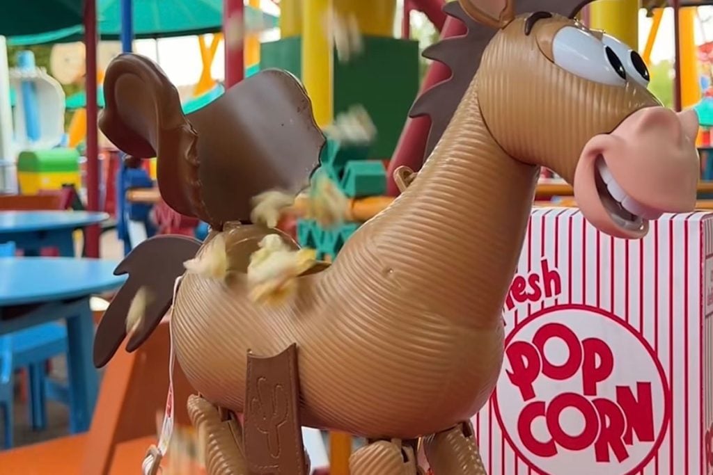 New Bullseye Popcorn Bucket Gallops Into Disney Parks This Month