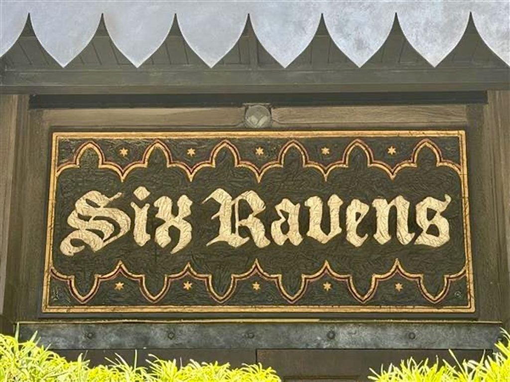 wdw-six-ravens-exterior-04 – WDWINFO.COM New Six Ravens Signage Revealed at Disney Springs wdw-six-ravens-exterior-04