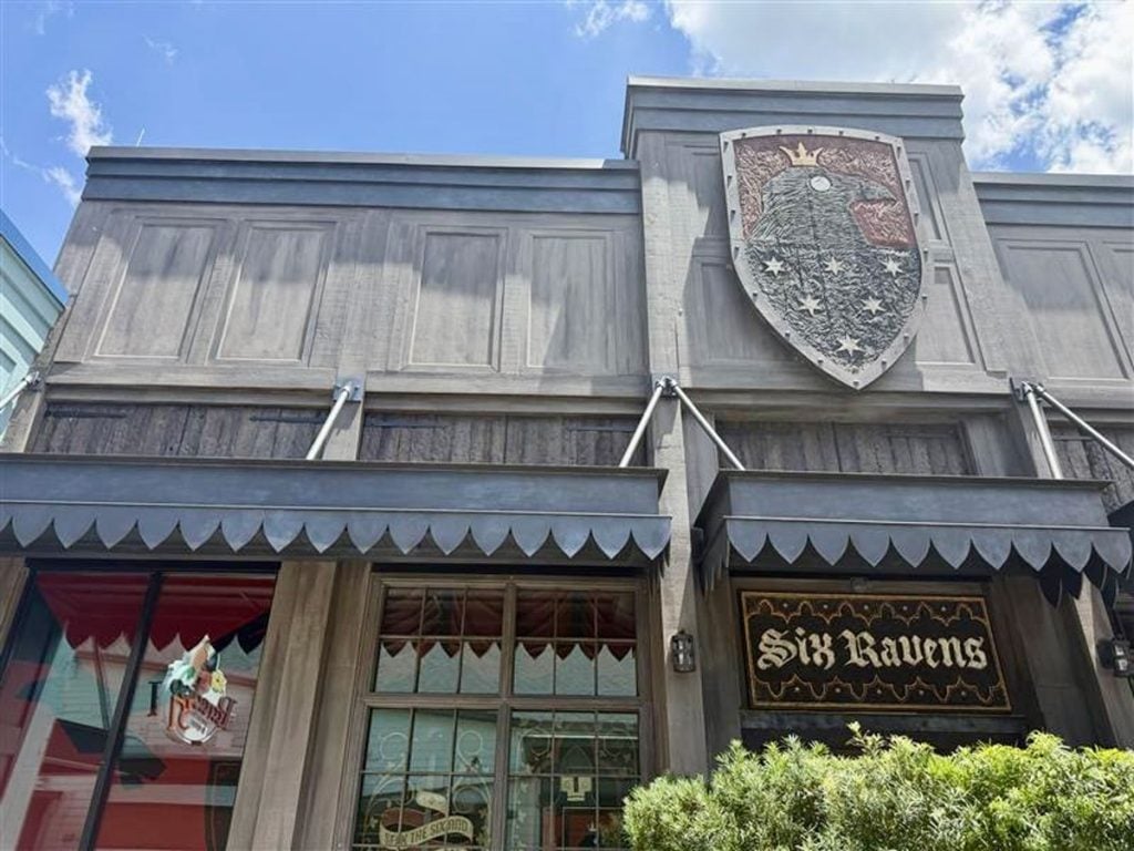 wdw-six-ravens-exterior-06 – WDWINFO.COM New Six Ravens Signage Revealed at Disney Springs wdw-six-ravens-exterior-06