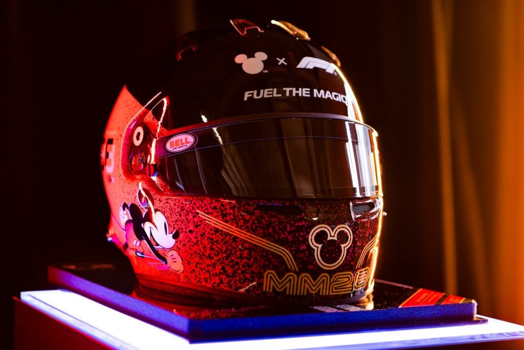 Disney and Formula 1 Unveil Special Make-A-Wish Racing Helmets