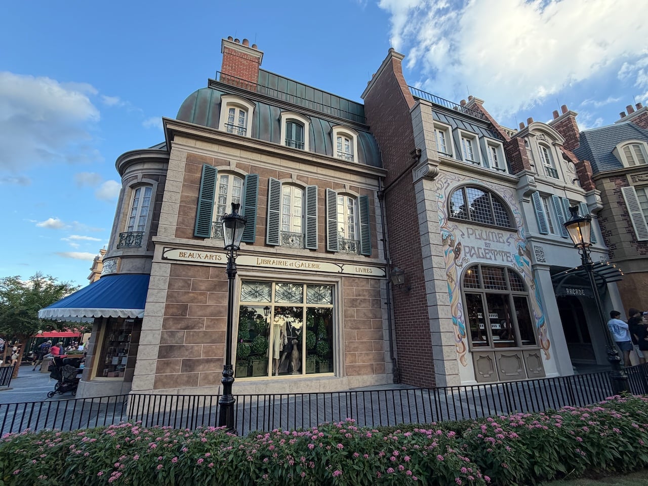 Plume et Palette shop in the France Pavilion at EPCOT