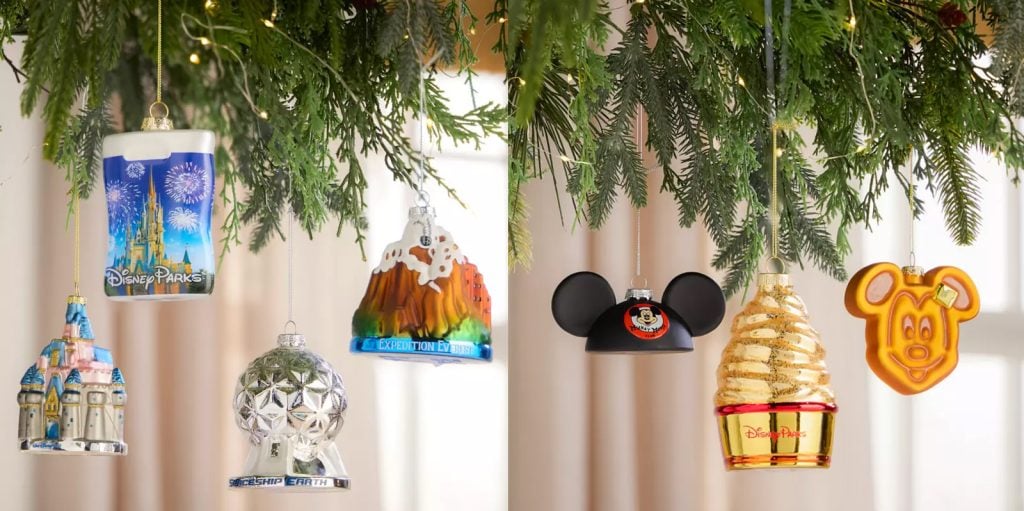 Disney Store Unwraps Gorgeous New Glass Ornaments for the Holidays