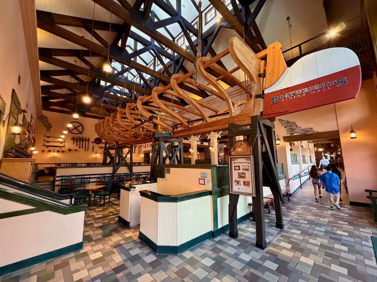Dining room inside Boatwright’s Dining Hall