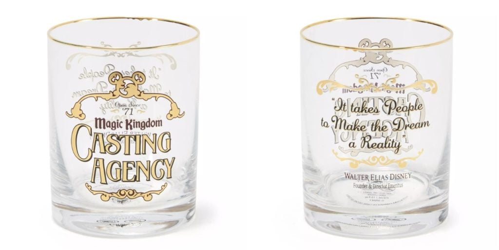 Disney Merch Glass Large | WDWINFO.COM New Disney Merch: Skeleton Collection + Stoney Clover Lane Disney Merch Glass Large