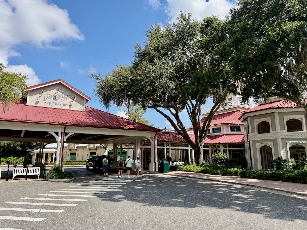 Disney’s Port Orleans Resort – Riverside entrance