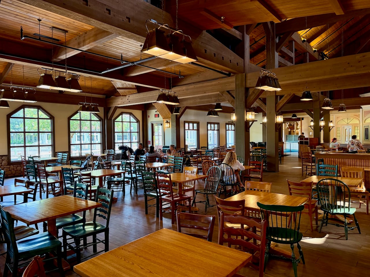 Food station inside Riverside Mill Food Court