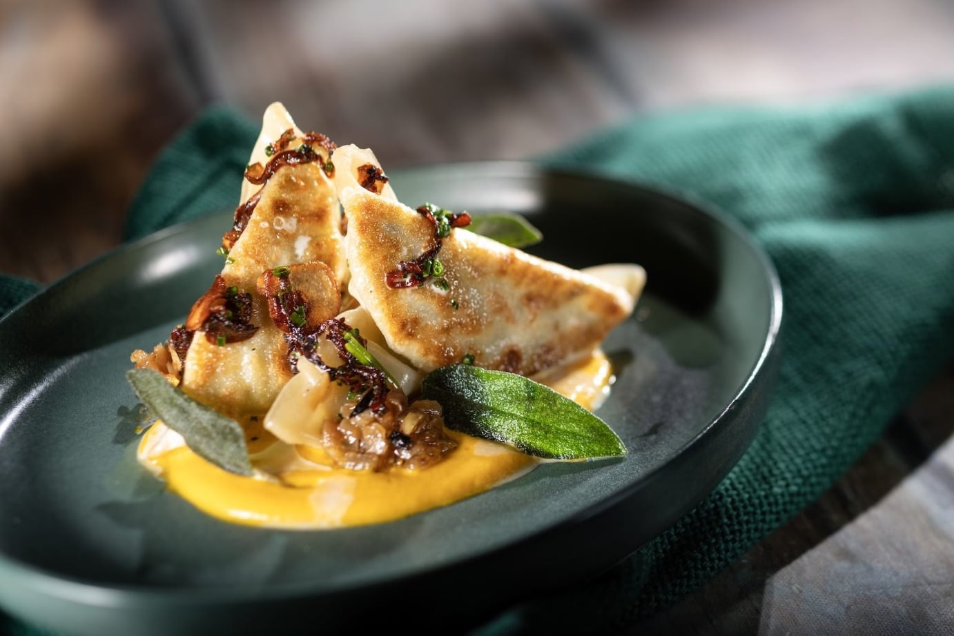 Edamame Dumplings at Gyozas of the Galaxy
