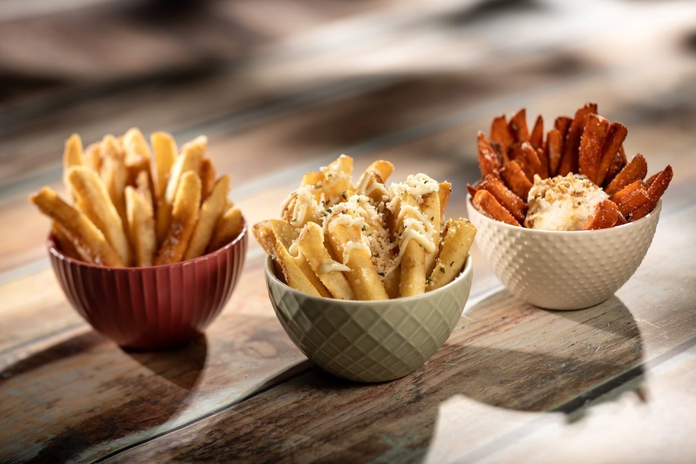 Fry Flight at The Fry Basket