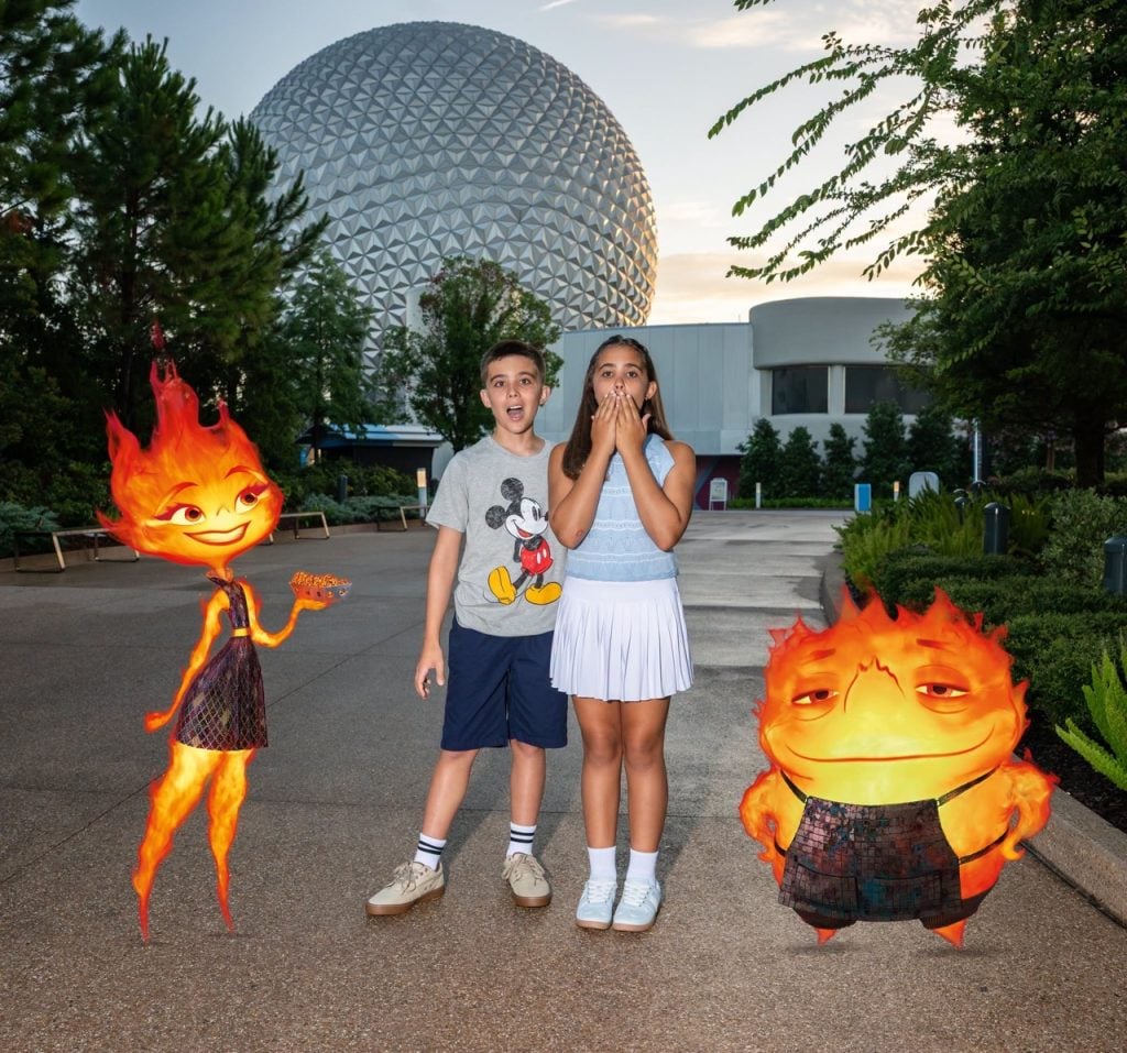 Elemental Food Wine Photo Op Large | WDWINFO.COM Fun New Disney Photo Ops for EPCOT’s Food & Wine Elemental Food Wine Photo Op Large