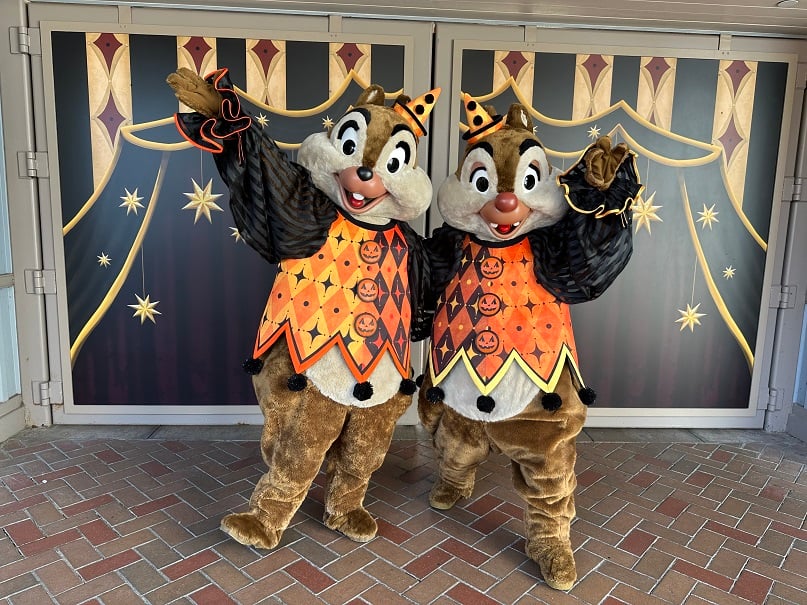 IMG_9257 | WDWINFO.COM Disneyland Halloween 2026: New Mickey and Friends Costumes IMG_9257 chip and dale