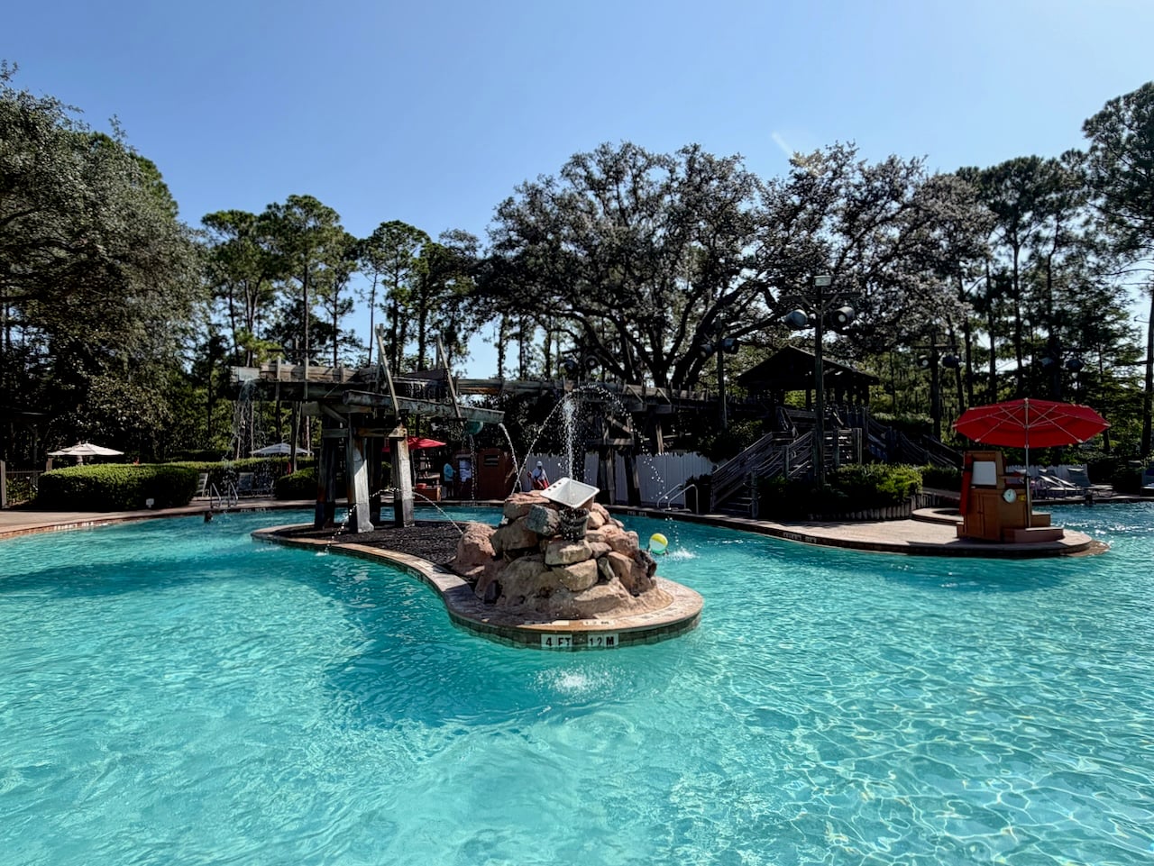 Ol’ Man Island feature pool at Port Orleans Riverside